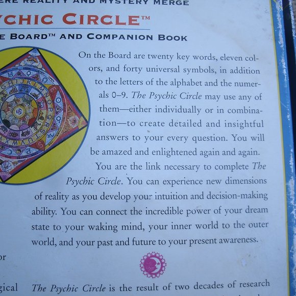 Psychic Circle Magical Message Board Fireside Books Divination - Picture 10 of 16